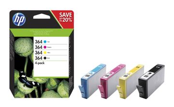 HP 364 4 Colour Ink Cartridge Multipack (N9J73AE)