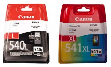 Canon PG-540L-CL-541XL Black & Tri-Colour Ink Cartridge Multipack