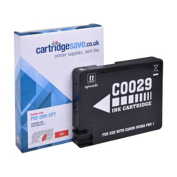 Compatible Canon PGI-29R Red Ink Cartridge - (4878B001AA)