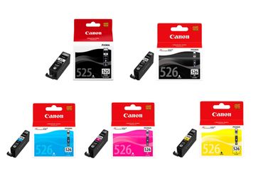 Canon PGI-525 / CLI-526 2 Black & 3 Colour Ink Cartridge Multipack