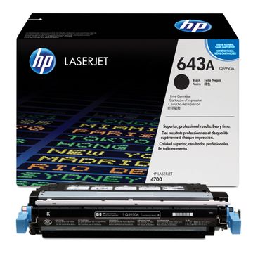 HP 643A Black Toner Cartridge - (Q5950A)