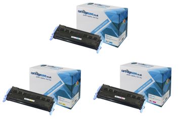 Compatible HP 124A 3 Colour Toner Cartridge Multipack