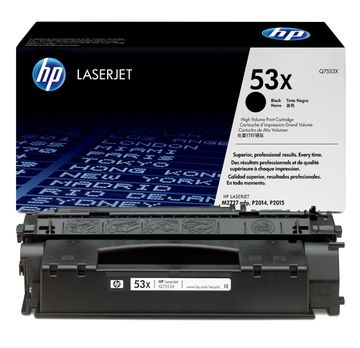 HP 53X High Capacity Black Toner Cartridge - (Q7553X)
