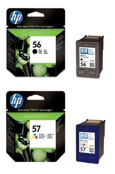 HP 56 / HP 57 High Capacity Ink Cartridge Black & Tri-Colour Multipack - (SA342AE)