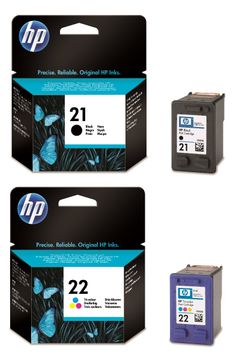 HP 21 / HP 22 Black & Tri-Colour Ink Cartridge Multi Pack (SD367AE)