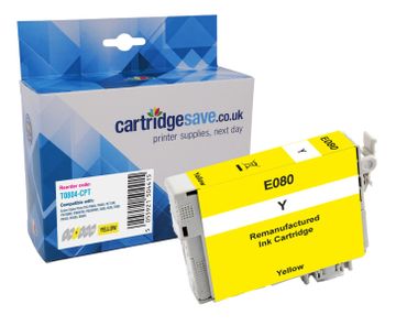 Compatible Epson T0804 Yellow Printer Cartridge - (C13T080440 Hummingbird)