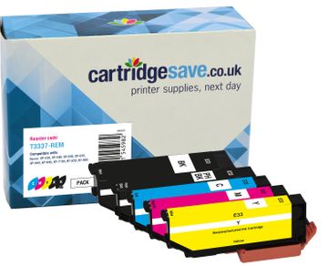Compatible Epson 33 5 Colour Ink Cartridge Multipack - (T3337 Oranges)