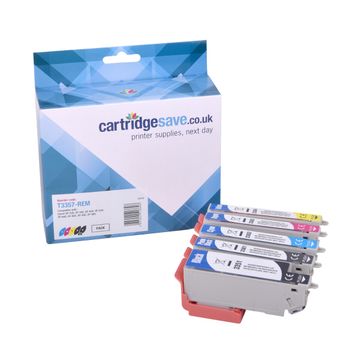 Compatible Epson 33XL 5 Colour High Capacity Ink Cartridge Multipack (T3357 Oranges)