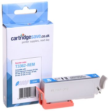 Compatible Epson 33XL Cyan High Capacity Ink Cartridge - (T3362 Oranges)