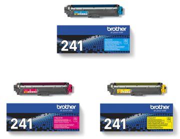 Brother TN-241 3 Colour Toner Cartridge Multipack