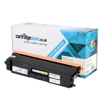 Compatible Brother TN-325Y High Capacity Yellow Toner Cartridge