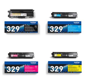 Brother TN-329 Extra High Capacity 4 Colour Toner Cartridge Multipack