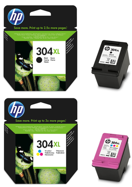 1 Kit de recharge compatible HP 304 304xl Couleur