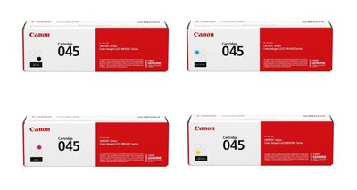 Canon 045 4 Colour Toner Cartridge Multipack (1242C002, 1241C002, 1240C002, 1239C002)