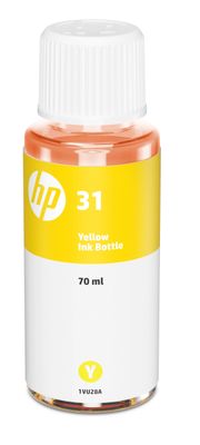 HP 31 Yellow Ink Bottle - (1VU28AE)
