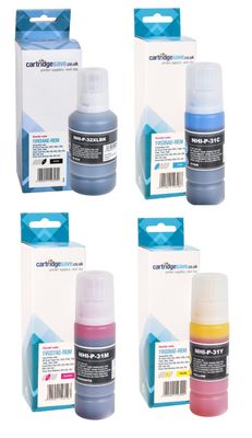 Compatible HP 31 / 32XL 4 Colour Ink Bottle Multipack