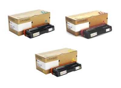 Ricoh 40753 3 Colour Toner Cartridge Multipack