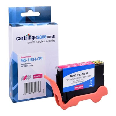 Compatible Dell Series 33 Extra High Capacity Magenta Ink Cartridge (592-11814)