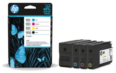 HP 950 / 951 4 Colour Ink Cartridge Multipack