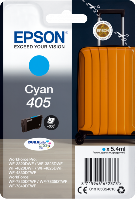 Epson 405 Cyan Ink Cartridge - (C13T05G24010)