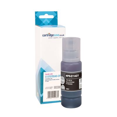 Compatible Epson 114 Grey Ink Bottle - (C13T07B540)