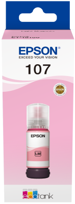 Epson 107 Light Magenta Ink Bottle - (C13T09B640)