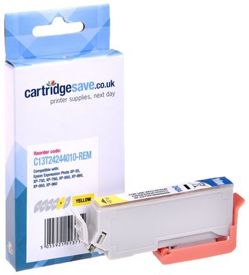 Compatible Epson 24 Yellow Ink Cartridge - (T2424 Elephant)