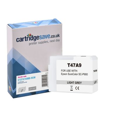 Compatible Epson T47A9 Light Grey Ink Cartridge - (C13T47A900)