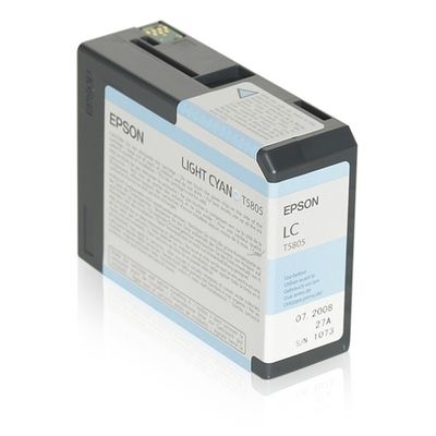 Epson T5805 Light Cyan Ink Cartridge - (C13T580500)