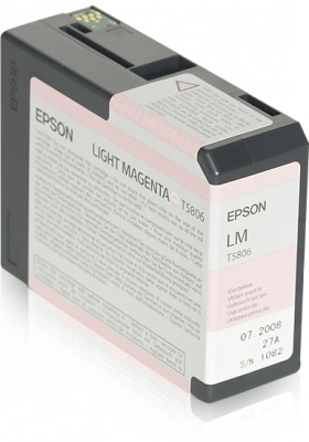 Epson T5806 Light Magenta Ink Cartridge - (C13T580600)