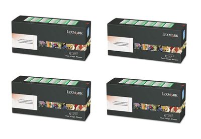 Lexmark C2320 4 Colour Return Program Toner Cartridge Multipack
