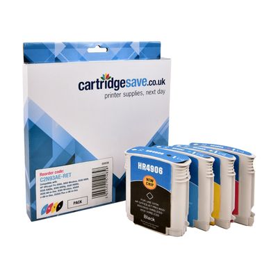 Compatible HP 940XL High Capacity 4 Colour Ink Cartridge Multipack - (C2N93AE)