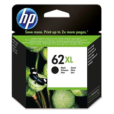 HP 62XL High Capacity Black Ink Cartridge - (C2P05AE)