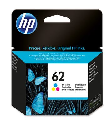 HP 62 Tri-Colour Ink Cartridge - (C2P06AE Cartridge)