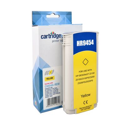 Compatible HP 70 Yellow Ink Cartridge - (C9454A)
