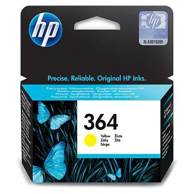 HP 364 Yellow Ink Cartridge - (CB320EE)