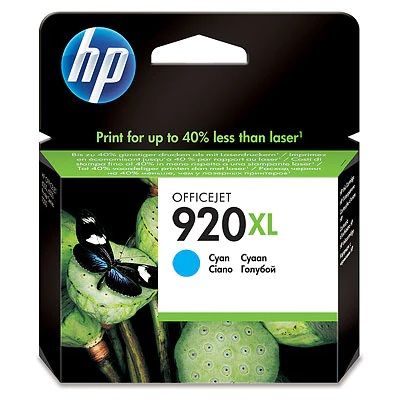 HP 920XL High Capacity Cyan Ink Cartridge - (CD972AE)