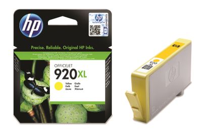 HP 920XL High Capacity Yellow Ink Cartridge - (CD974AE)