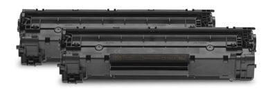 HP 85A Black Toner Cartridge Twin Pack (CE285AD)