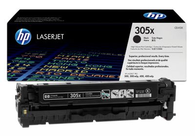 HP 305X High Capacity Black Toner Cartridge - (CE410X)
