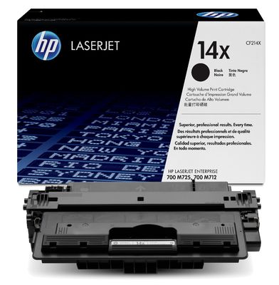 HP 14X High Capacity Black Toner Cartridge - (CF214X)