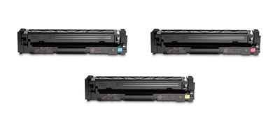 HP 201X High Capacity 3 Colour Toner Cartridge Multipack (CF253XM)