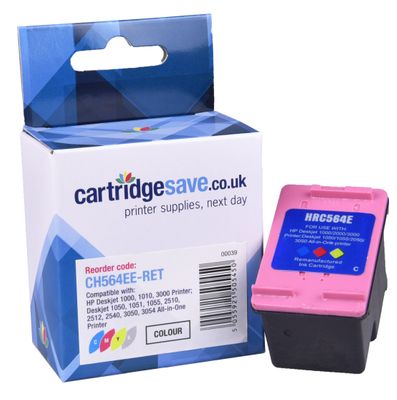 Compatible HP 301XL High Capacity Tri-Colour Ink Cartridge - (CH564EE)