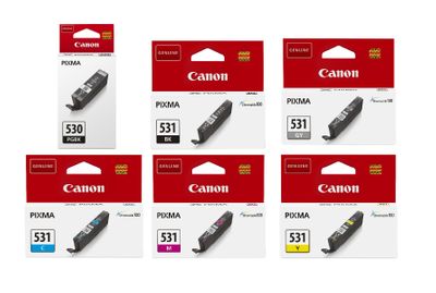 Canon CLI-531 6 Colour Ink Cartridge Multipack