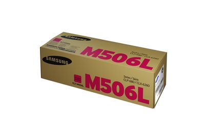 Samsung M506L High Capacity Magenta Toner Cartridge (CLT-M506L/ELS)