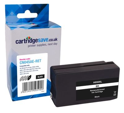 Compatible HP 950XL High Capacity Black Printer Cartridge - (CN045AE)