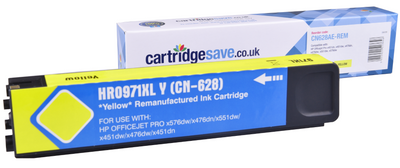 Compatible HP 971XL High Capacity Yellow Ink Cartridge - (CN628AE)