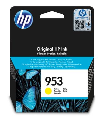 HP 953 Yellow Ink Cartridge - (F6U14AE)