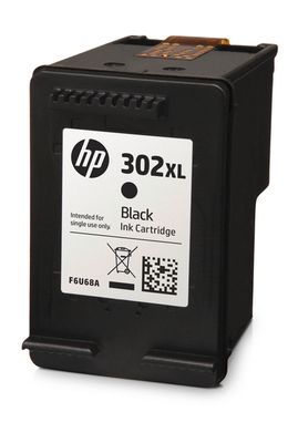 HP 302XL High Capacity Black Ink Cartridge - (F6U68AE)