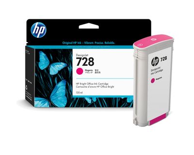 HP 728 High Capacity Magenta Ink Cartridge - (F9J66A)